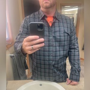 Oakley long sleeve button up